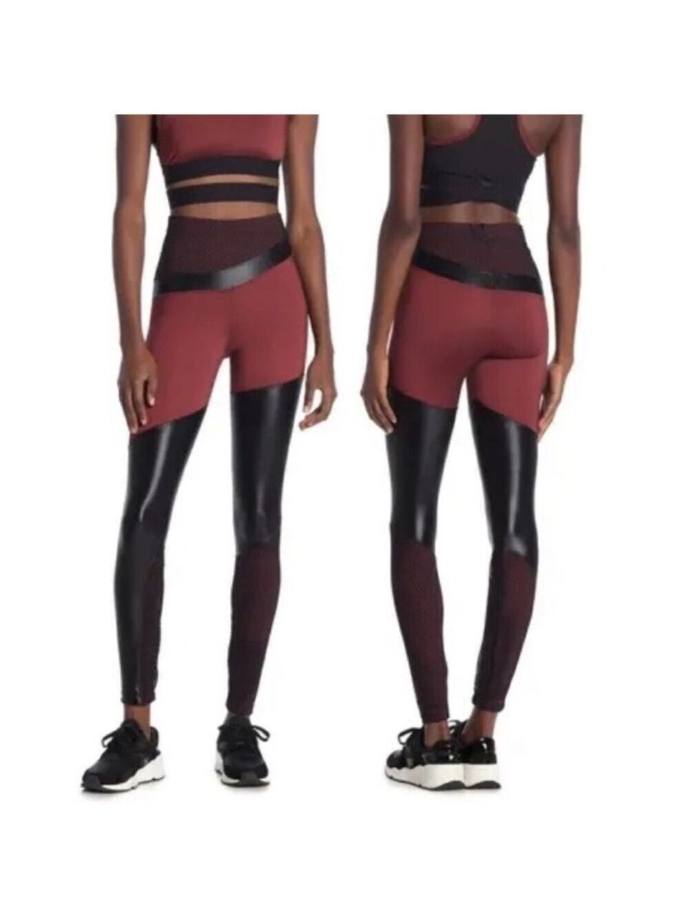 KORAL Deuces Shantung High Rise Leggings
